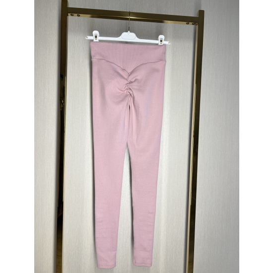 Legginsy push up Lenoshka - bladoróżowe