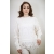 Sweter damski - ecru
